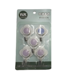 Plastic Adhesive Hooks (Set Of 5)