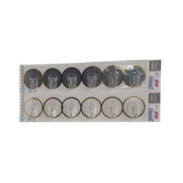 Plastic Hooks (Set Of 6)