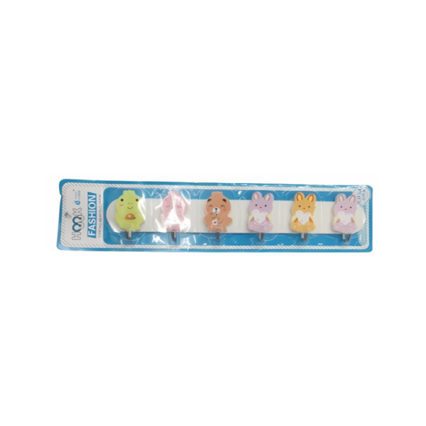 Plastic Hooks (Set Of 6)