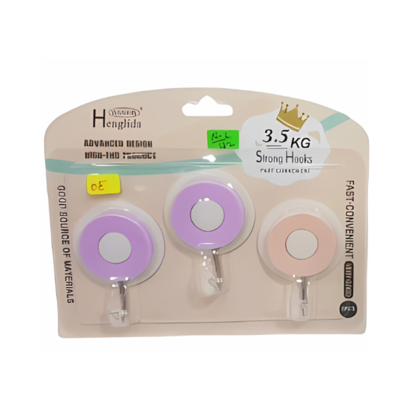 plastic Hooks (Set Of 3)