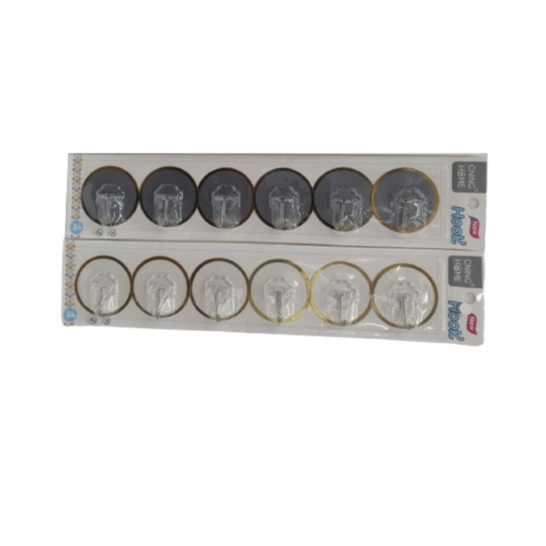 Plastic Hooks (Set Of 6)