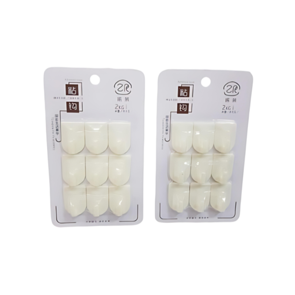 Plastic Hooks (Set Of 9)