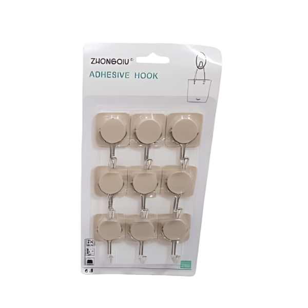 Plastic Hooks (Set Of 9)