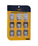 Steel Hooks (Set Of 9)