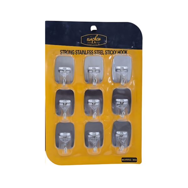 Steel Hooks (Set Of 9)