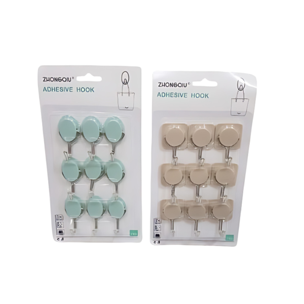 Plastic Hooks (Set Of 9)