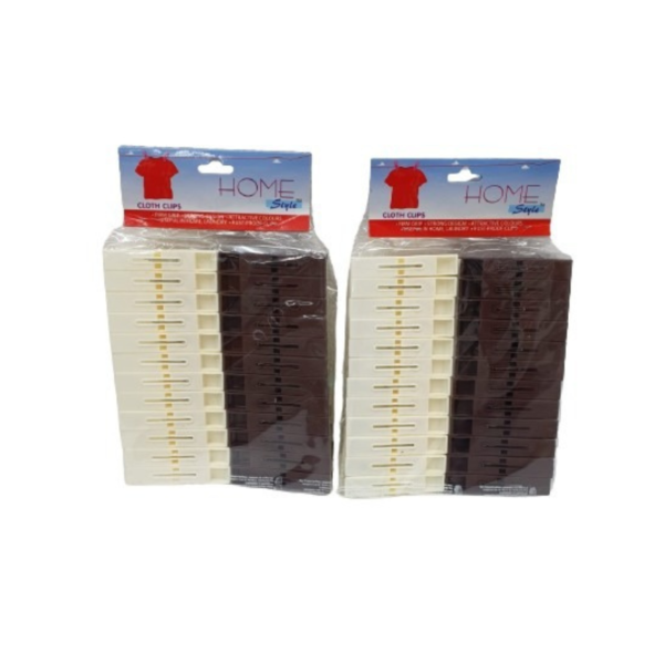 Cloth Clips (Set Of 24)