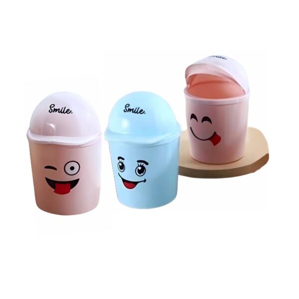 Smile Emoji Dustbin No.