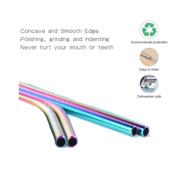4 Pcs Stainless Steel Straw KK-V-15-7