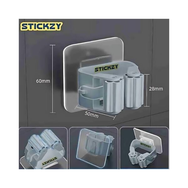 Stickzy Broom Holder 3 Pcs