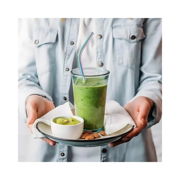 2 Pcs Stainless Steel Straw KK-V-15-6