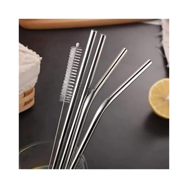 4 Pcs Stainless Steel Straw KK-V-15-8