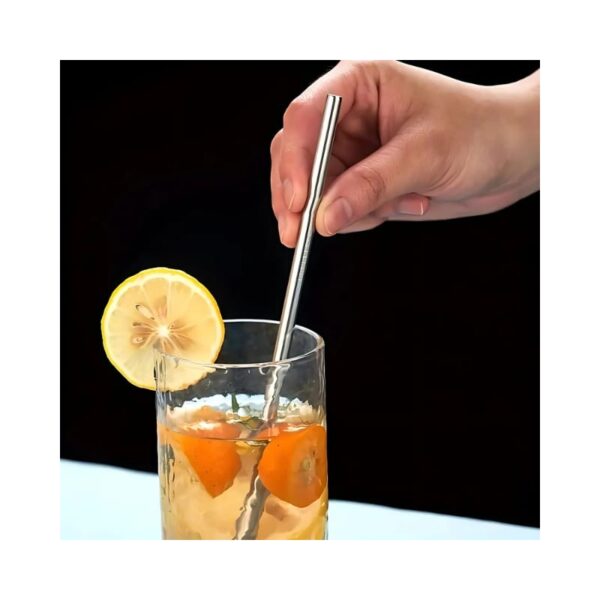 6 Pcs Stainless Steel Straw KK-V-15-3