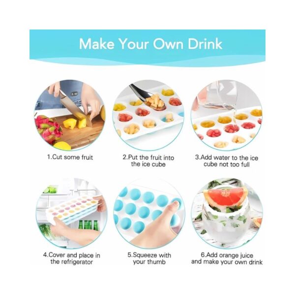Circle Ice tray with lid