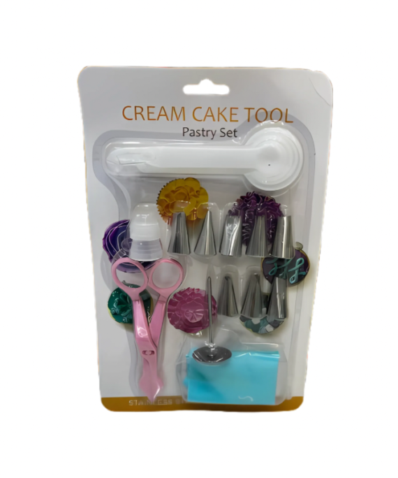 Cream Cake Pastry Set H-6-297