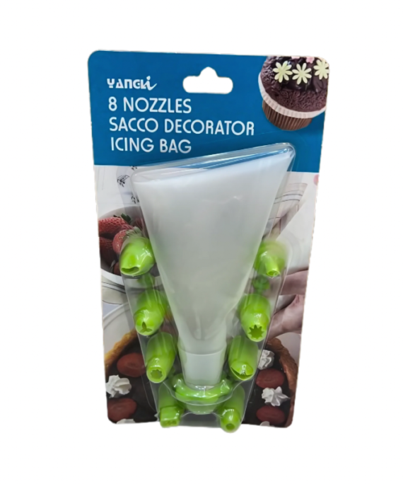 Nozzles with Sacco Decorating Bag H-5-707